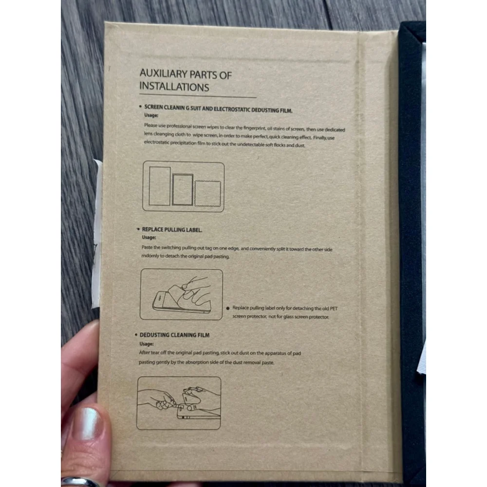 Brand New IPhone 15 Pro Max 2pc Privacy Tempered Glass Screen Protector Kit - Picture 3 of 10